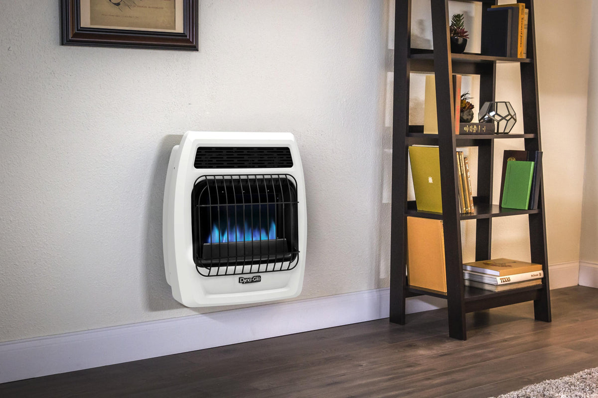 Dyna-Glo10,000 BTU Liquid Propane Blue Flame Vent Thermostatic Wall Heater