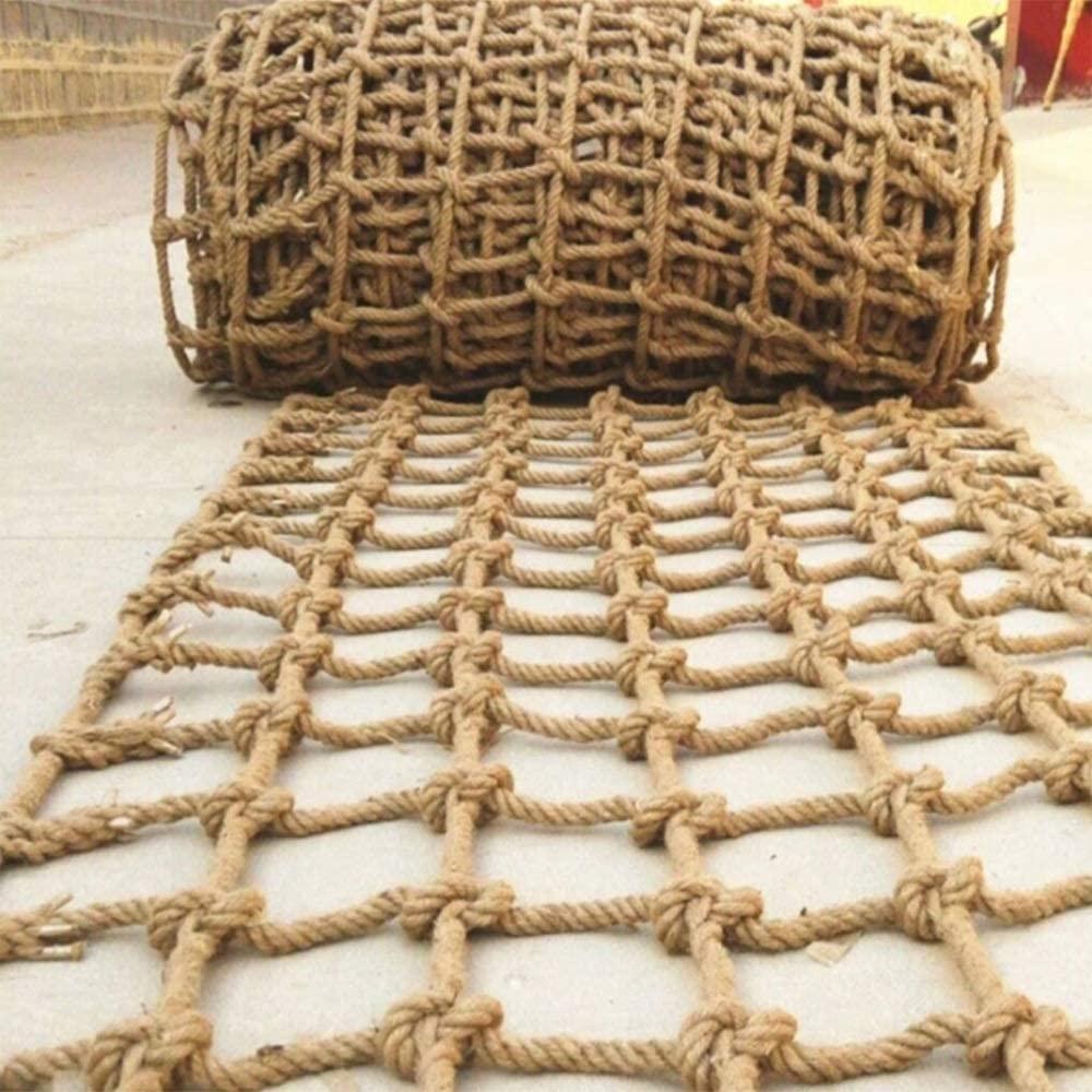 WANIAN Children Safety Hemp Rope Net - Child Safety Net Protection Fence Climbing Woven Rope Truck Cargo Trailer Mesh Nets Wear-Resistant Multi-Size Optional (Size : 18M)