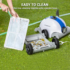 ausono cordless automatic robotic pool cleaner for in-ground and above ground swimming pool
