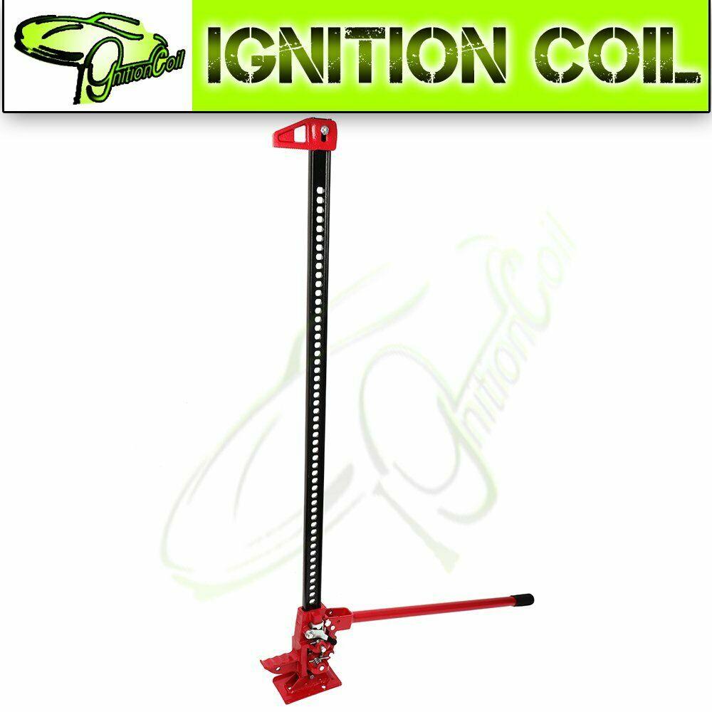 60" Farm Jack Stand Heavy Duty Racheting Adjustable Off Road Truck SUV Bumper