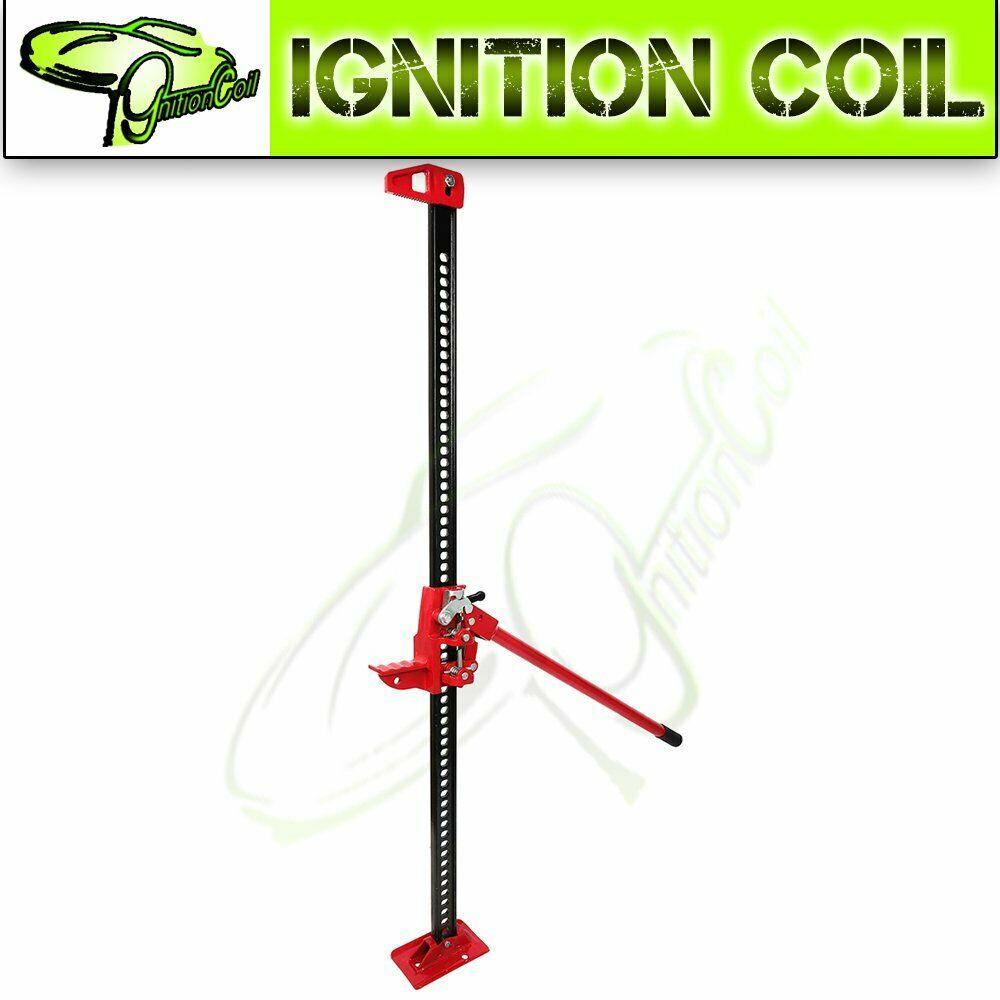60" Farm Jack Stand Heavy Duty Racheting Adjustable Off Road Truck SUV Bumper