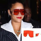 Sunglasses - Ladies Luxury Oversized Rivet Shades