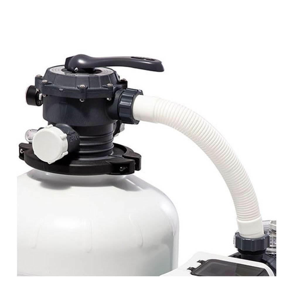 intex 3000 gph above ground pool sand filter pump with automatic timer (used)
