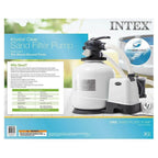 intex 3000 gph above ground pool sand filter pump with automatic timer (used)