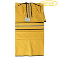 Fashion Pet Rainy Day Dog Slicker - Yellow XX-Lar(29"-34" from Neck Base to Tail) - Pack of 6