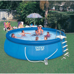 intex 15' x 4? inflatable pool, ladder, pump and hydrotools chlorine dispenser