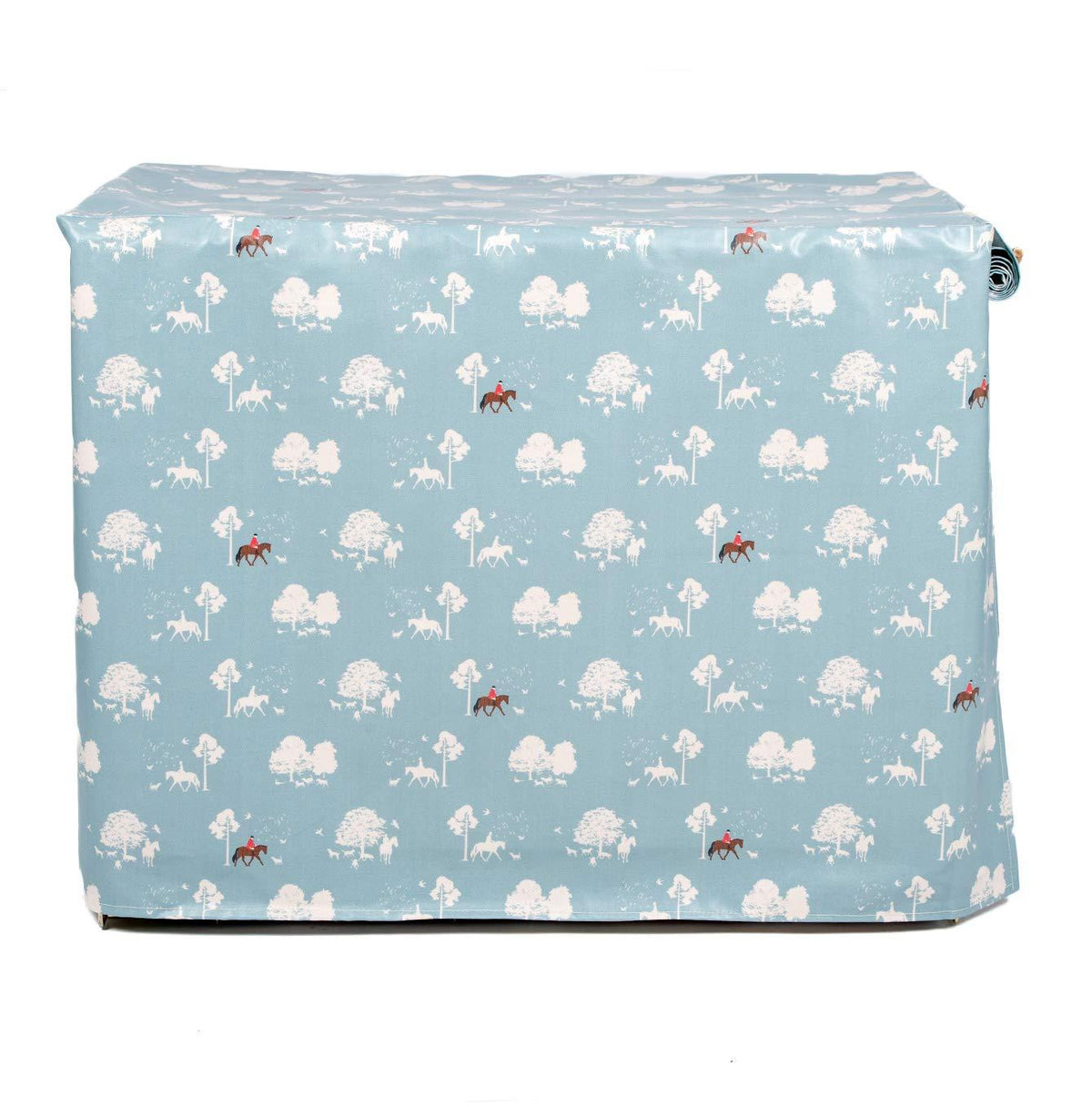 Lords &amp; Labradors Country Park Oilcloth Dog Crate Cover to fit Midwest iCrate and Similar Sized Dog Cages