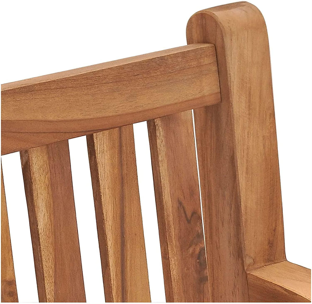 Outdoor Bench, Garden Bench 59.1" Solid Teak Wood