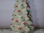White Ceramic Christmas Tree Atlantic Mold  22 3/4" Tall