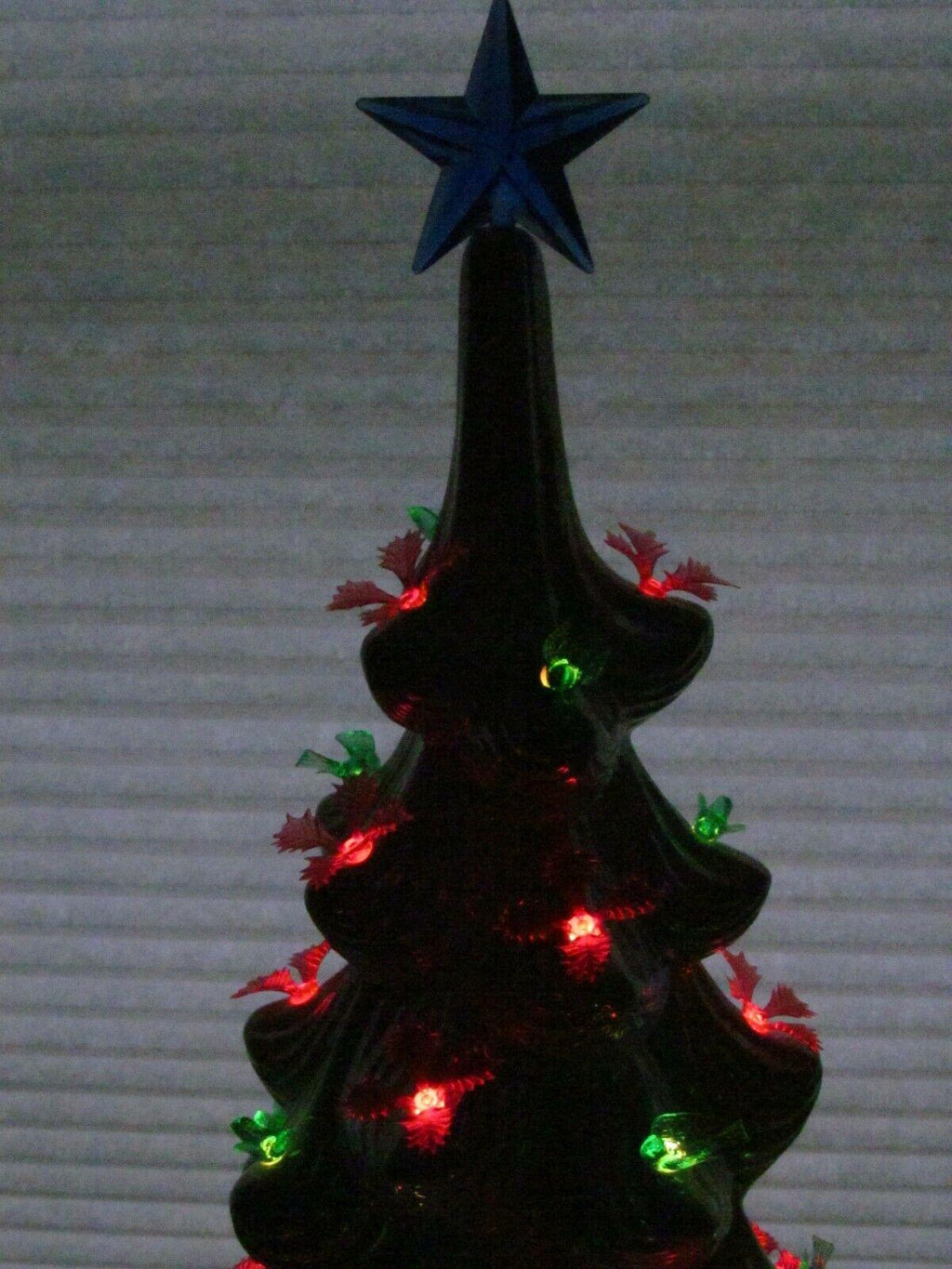 White Ceramic Christmas Tree Atlantic Mold  22 3/4" Tall