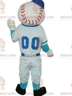 Sports Character BIGGYMONKEYMascot Costume with Baseball Ball Head