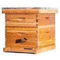 bee hive 10 frame bee hives and supplies starter kit, bee hive for beginner, honey bee hives includes 1 deep bee boxes, 1 bee hive super with beehive frames and foundation