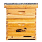bee hive 10 frame bee hives and supplies starter kit, bee hive for beginner, honey bee hives includes 1 deep bee boxes, 1 bee hive super with beehive frames and foundation