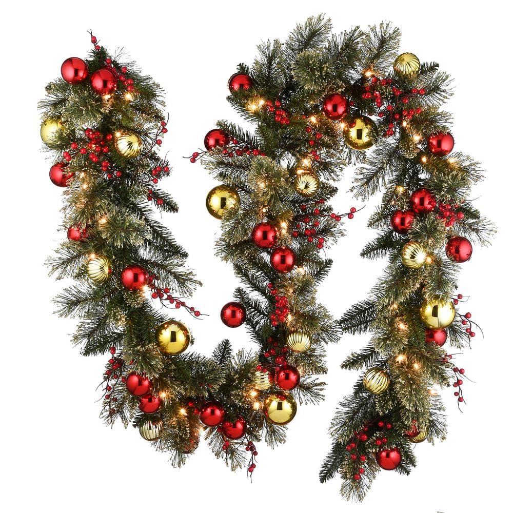 9 ft. Dakota Garland with 70 Clear Lights
