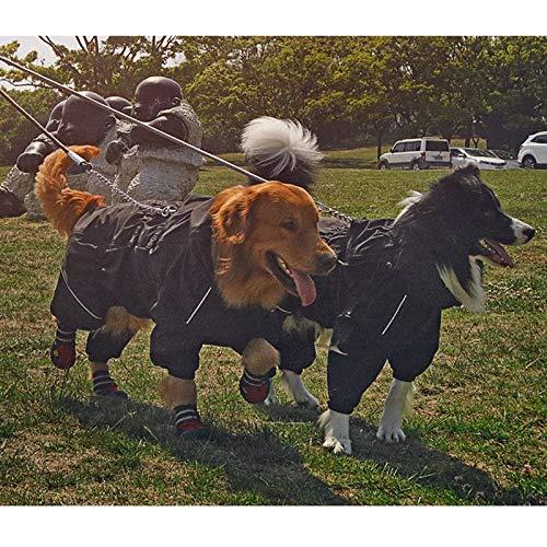 Dog Pet Coat,Warm Outfit Clothes,Waterproof Windproof Four Legs Dog Jackets,Cozy Dog Apparel for Small Medium LarDogs