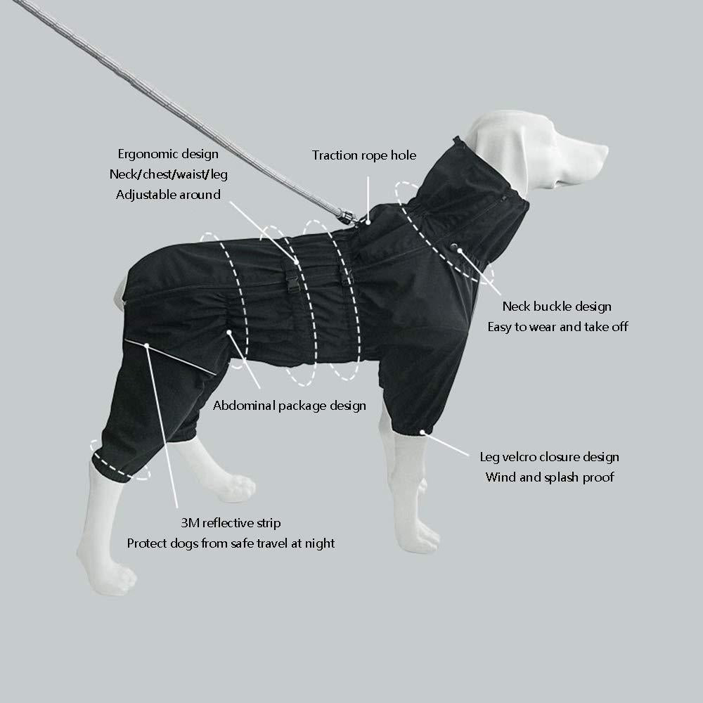 Dog Pet Coat,Warm Outfit Clothes,Waterproof Windproof Four Legs Dog Jackets,Cozy Dog Apparel for Small Medium LarDogs