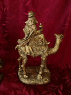 Three kings three wise men Christmas decor each approx 13 1/2" x 91/2" x 5" rare