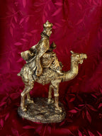 Three kings three wise men Christmas decor each approx 13 1/2" x 91/2" x 5" rare