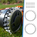2 Pcs  Steel Robotic Lawnmower Spikes with Screws for Traction Enhancer for Landroid L Model Robotic Lawnmowers Robotic Lawnmowers Wheel Spikes for Accessory Off-Wheel Wheels