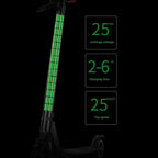 CUISIDIAO Skateboard Electric Vehicles, Electric Vehicles Foldable Lightweight 250W, A Top Speed of 25 Miles Per Hour, Up to 25 Miles (Color : Carbonfiber, Size : 15KM)