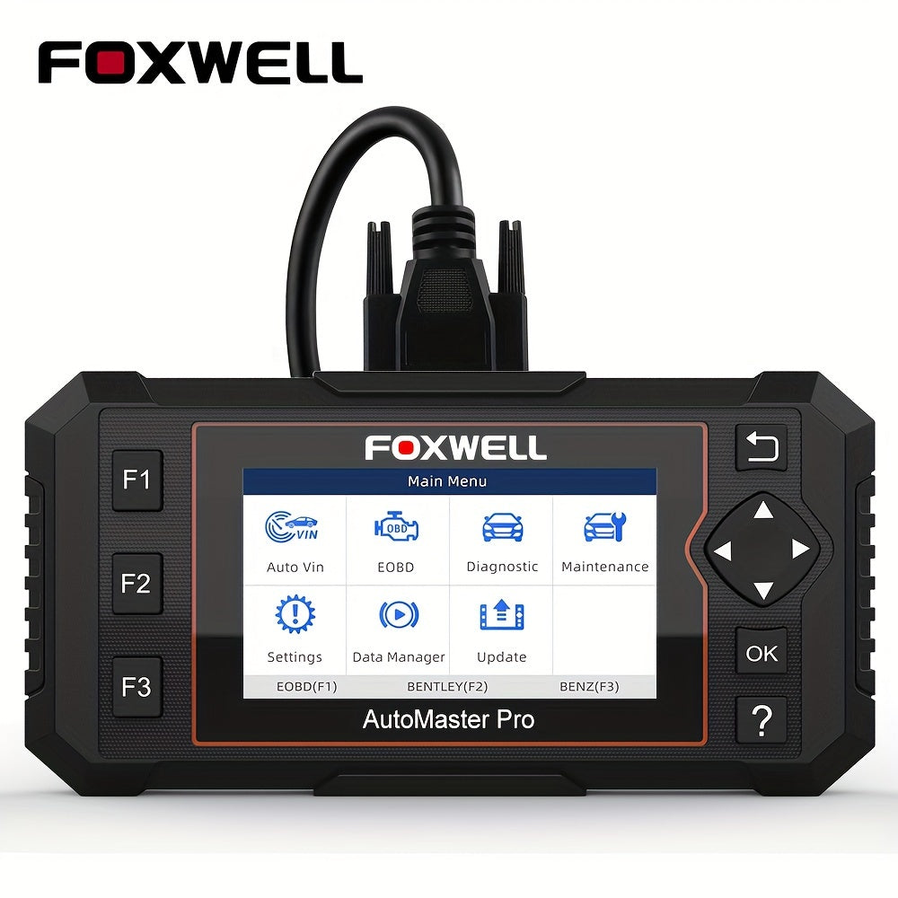 FOXWELL NT614 Elite OBD2 Scanner Diagnostic Tool, ABS SRS Airbag Engine Transmission Automotive Scan Tool Code Reader
