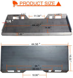 sulythw 1/4” thick quick tach mount plate heavy duty universal attachment loader compatible with kubota, bobcat skid steers and tractors