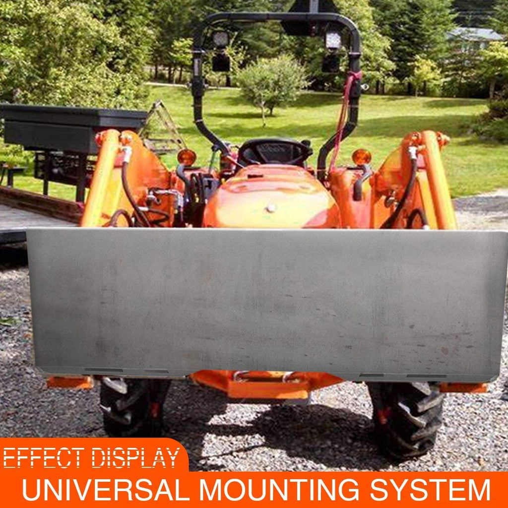 sulythw 1/4” thick quick tach mount plate heavy duty universal attachment loader compatible with kubota, bobcat skid steers and tractors