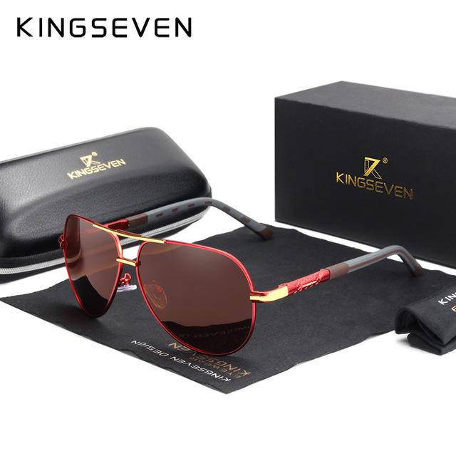 Aluminum Magnesium Men's Polarized Coating Mirror Sunglasses