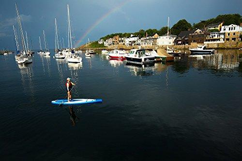 Sea Eagle NeedleNose 14 Inflatable Paddle Board SUP with Patented Wave Piercing Bow - Start Up Package