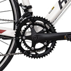 Hiland Road Bike Aluminum Frame 700c Racing Bike with 14 Speeds Drivetrain