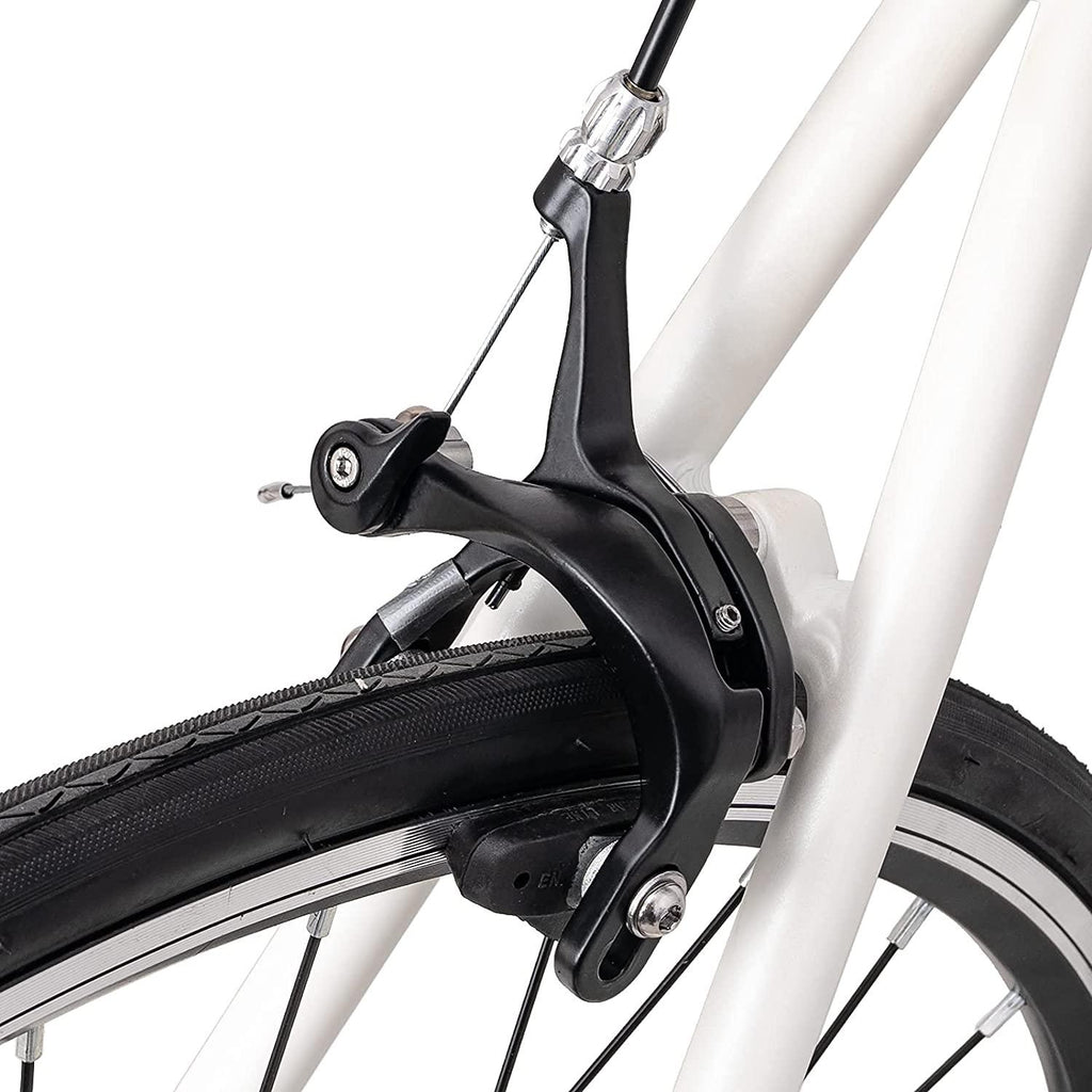 Hiland Road Bike Aluminum Frame 700c Racing Bike with 14 Speeds Drivetrain