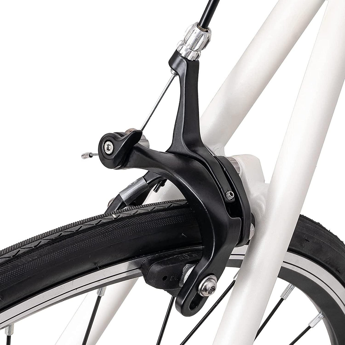 Hiland Road Bike Aluminum Frame 700c Racing Bike with 14 Speeds Drivetrain