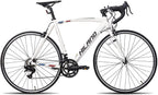 Hiland Road Bike Aluminum Frame 700c Racing Bike with 14 Speeds Drivetrain