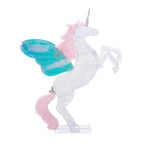 6 ft Cool White LED Unicorn with Wings Holiday Yard Decoration