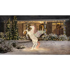 6 ft Cool White LED Unicorn with Wings Holiday Yard Decoration