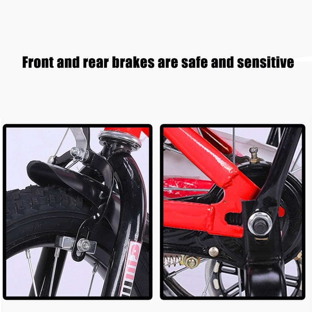 JLFSDB Kids Bike BMX Bike for Kids Boys Girls Bicycle Girl’s Boy’s Kids Children Bike Bicycle with Training Wheels Hand Brakes 3 Colours, 12”14”16”18”for Unisex Toddler A2-8 Year Old