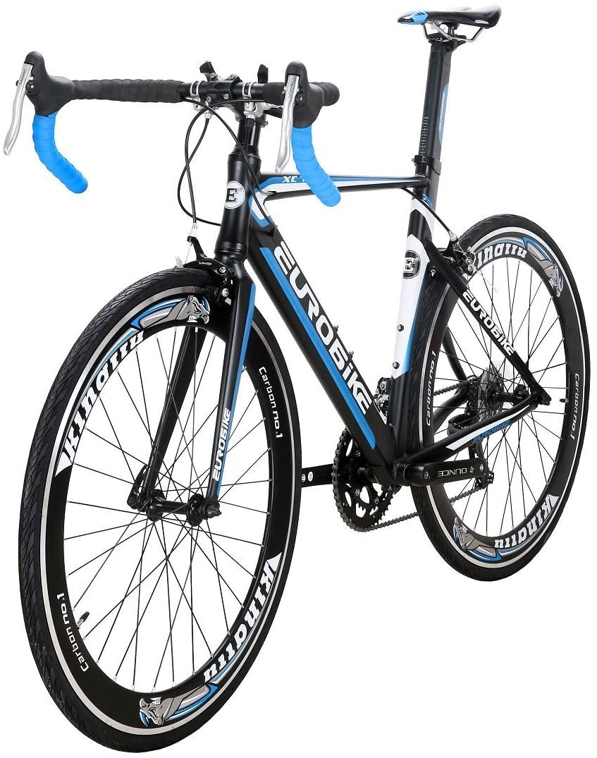EUROBIKE Road Bike XC7000 14 Speed Bike Light Aluminum Frame 700C Bicycle