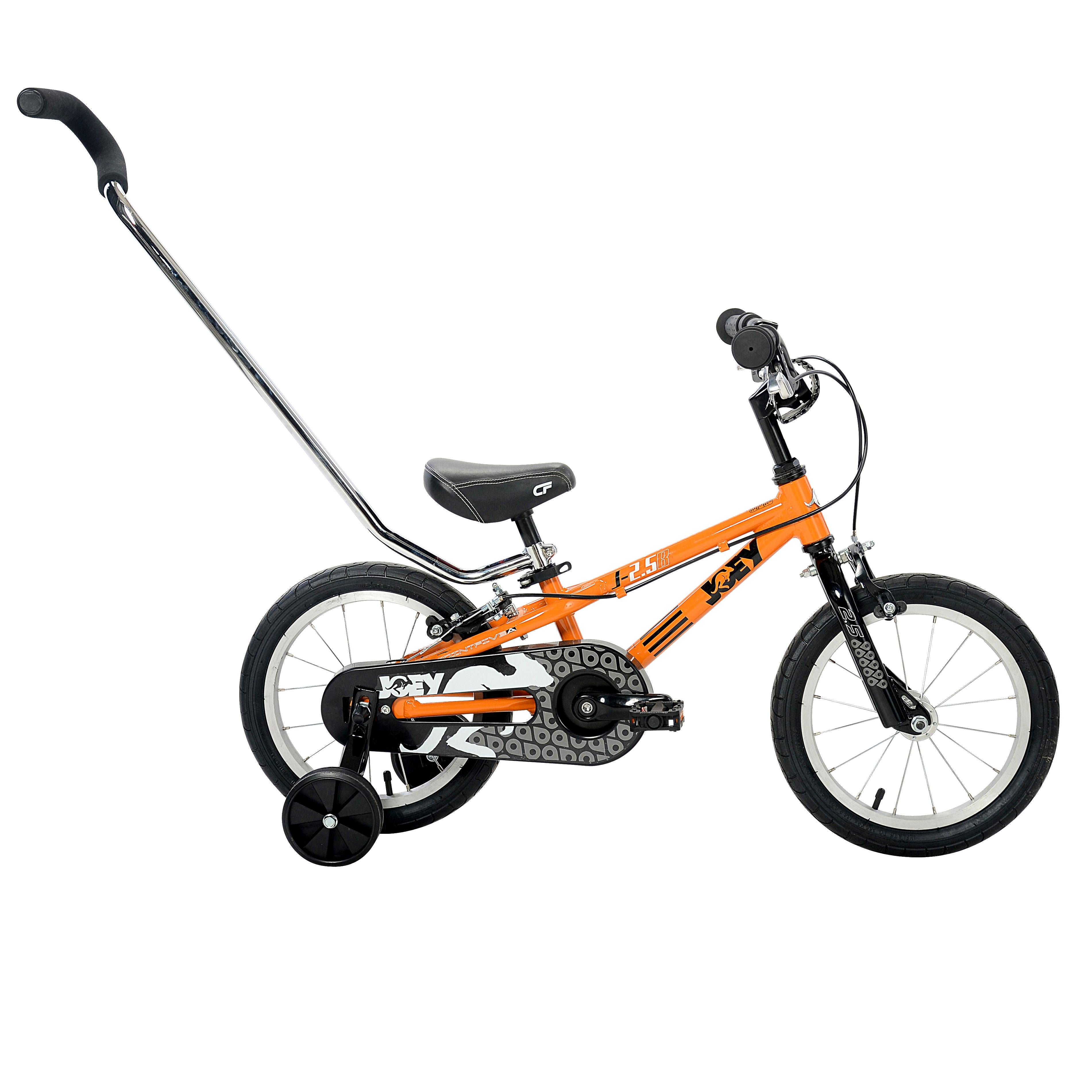JOEY 2.5 Ergonomic Kids Bicycle, For Boys or Girls, A2-5, Height 33-41 In., in Orange