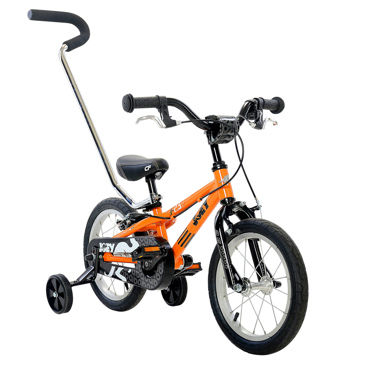JOEY 2.5 Ergonomic Kids Bicycle, For Boys or Girls, A2-5, Height 33-41 In., in Orange