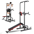 Wchiuoe Fitness Trainer,Multifunction Pull閳ユ唹p Frame Bracket with Foldable Supine Position Plate Fitness Equipment,Fitness Exerciser