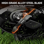 21" Self-Propelled Gas Lawn Mower, 170CC Engine, 3-in-1 Mulching, Bagging &amp; Side Discharge, 7-Position Height Adjustment for LarYards