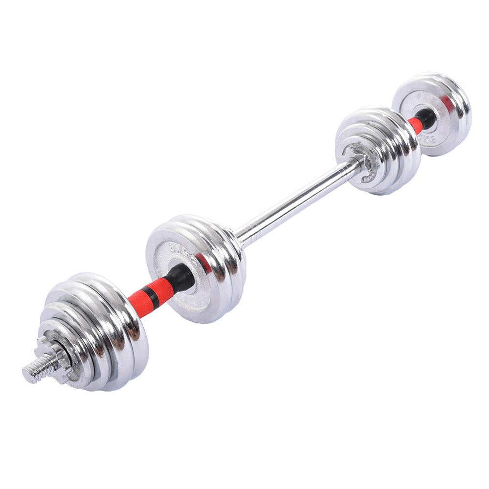 Transer 1Pair Adjustable Dumbbells 66LB Dumbbell Set With Connector Options Convertible To Barbell Multi-Function Equipment for Home Gym Indoor Use