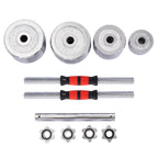 Transer 1Pair Adjustable Dumbbells 66LB Dumbbell Set With Connector Options Convertible To Barbell Multi-Function Equipment for Home Gym Indoor Use