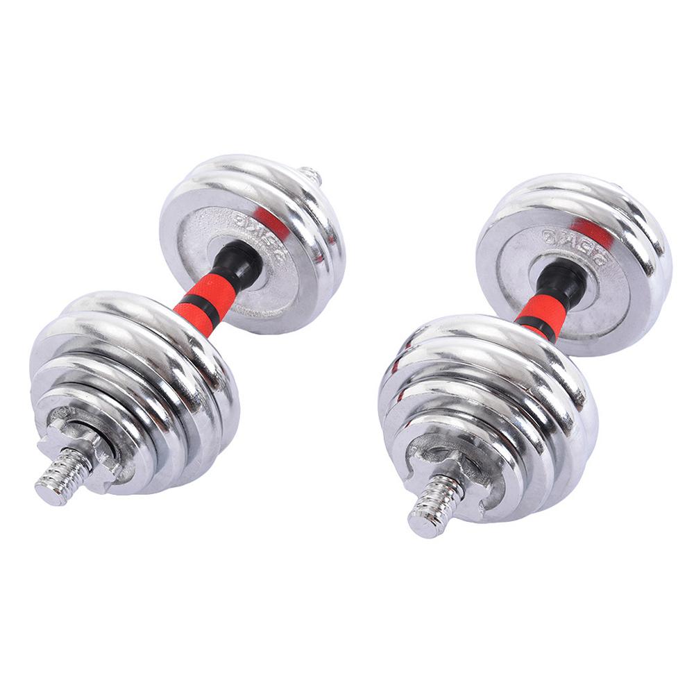 Transer 1Pair Adjustable Dumbbells 66LB Dumbbell Set With Connector Options Convertible To Barbell Multi-Function Equipment for Home Gym Indoor Use