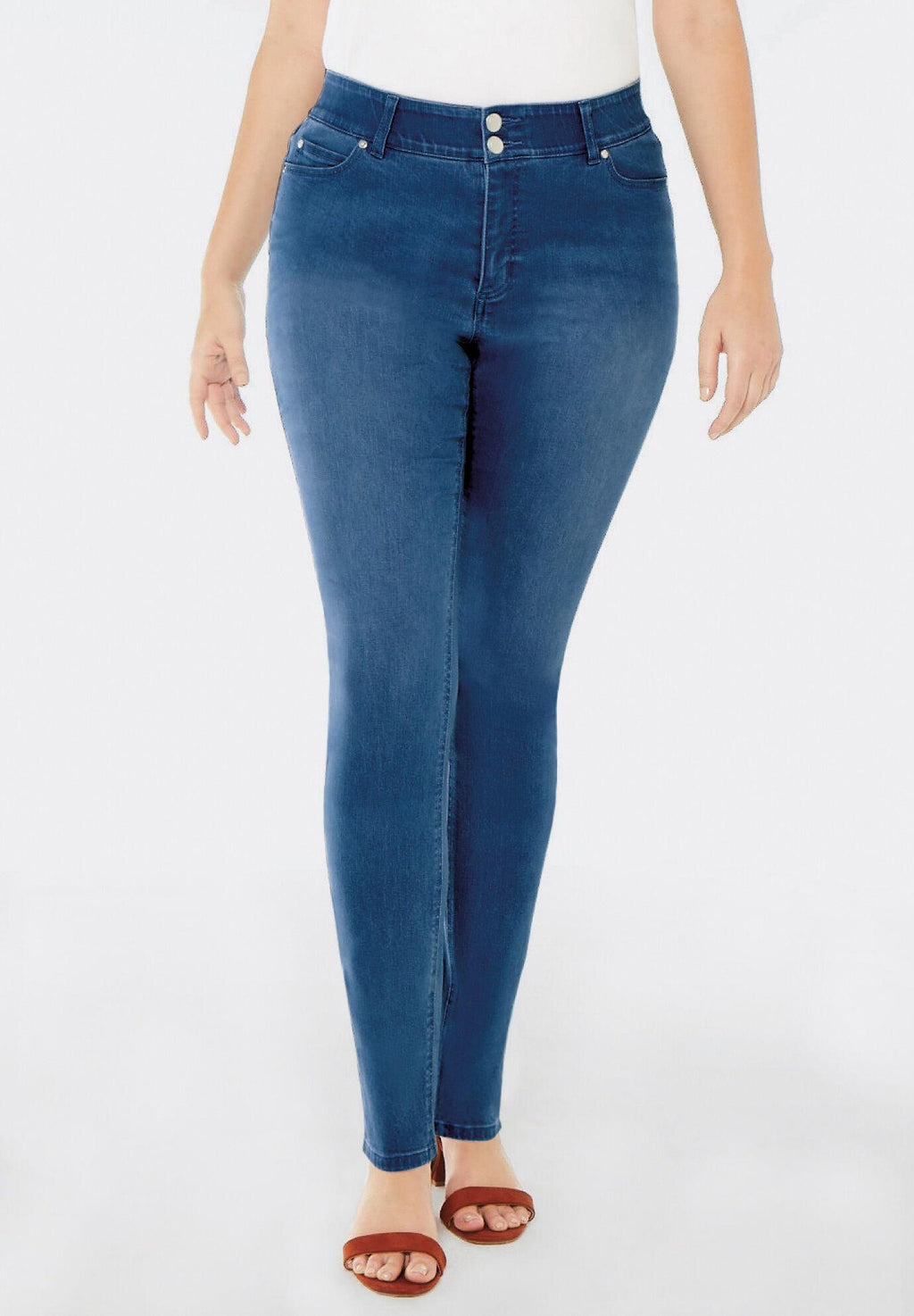 tummy-control skinny jeans