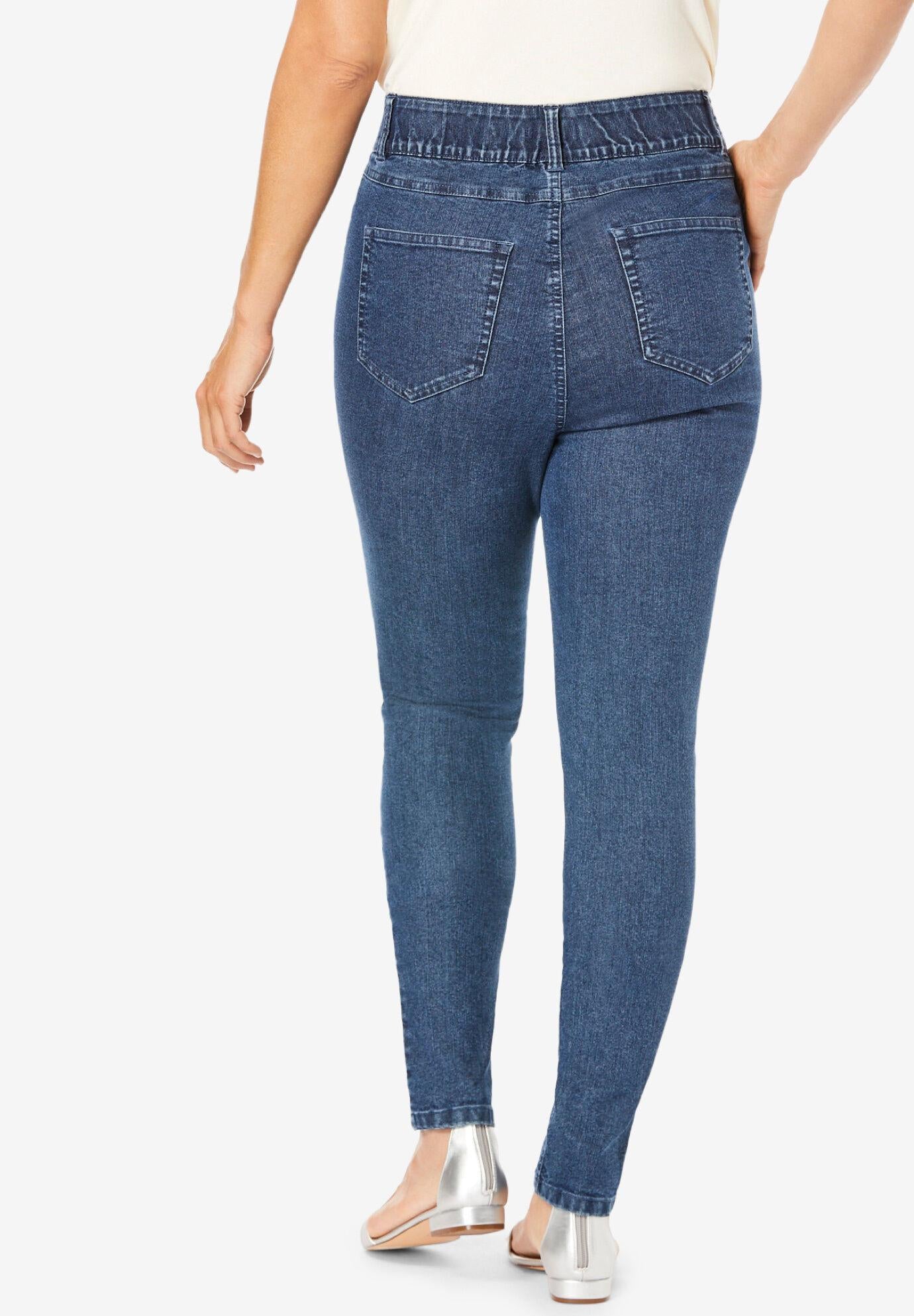 tummy-control skinny jeans