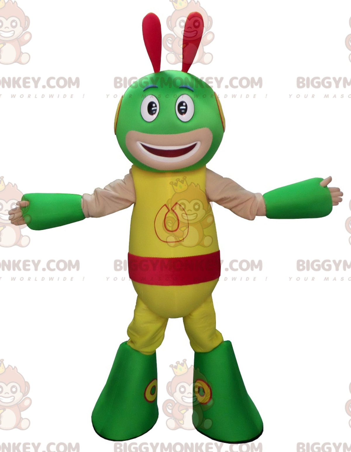 Colorful Creature Alien Extra Terrestrial BIGGYMONKEYMascot Costume