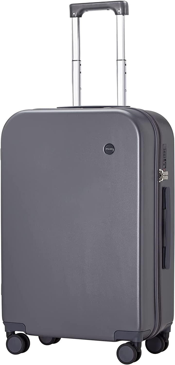 Carry on Luggage, Mixi Suitcase Spinner Wheels Luggage Hardshell Lightweight Rolling Suitcases PC with Cover &amp; TSA Lock for Business Travel