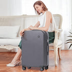 Carry on Luggage, Mixi Suitcase Spinner Wheels Luggage Hardshell Lightweight Rolling Suitcases PC with Cover &amp; TSA Lock for Business Travel