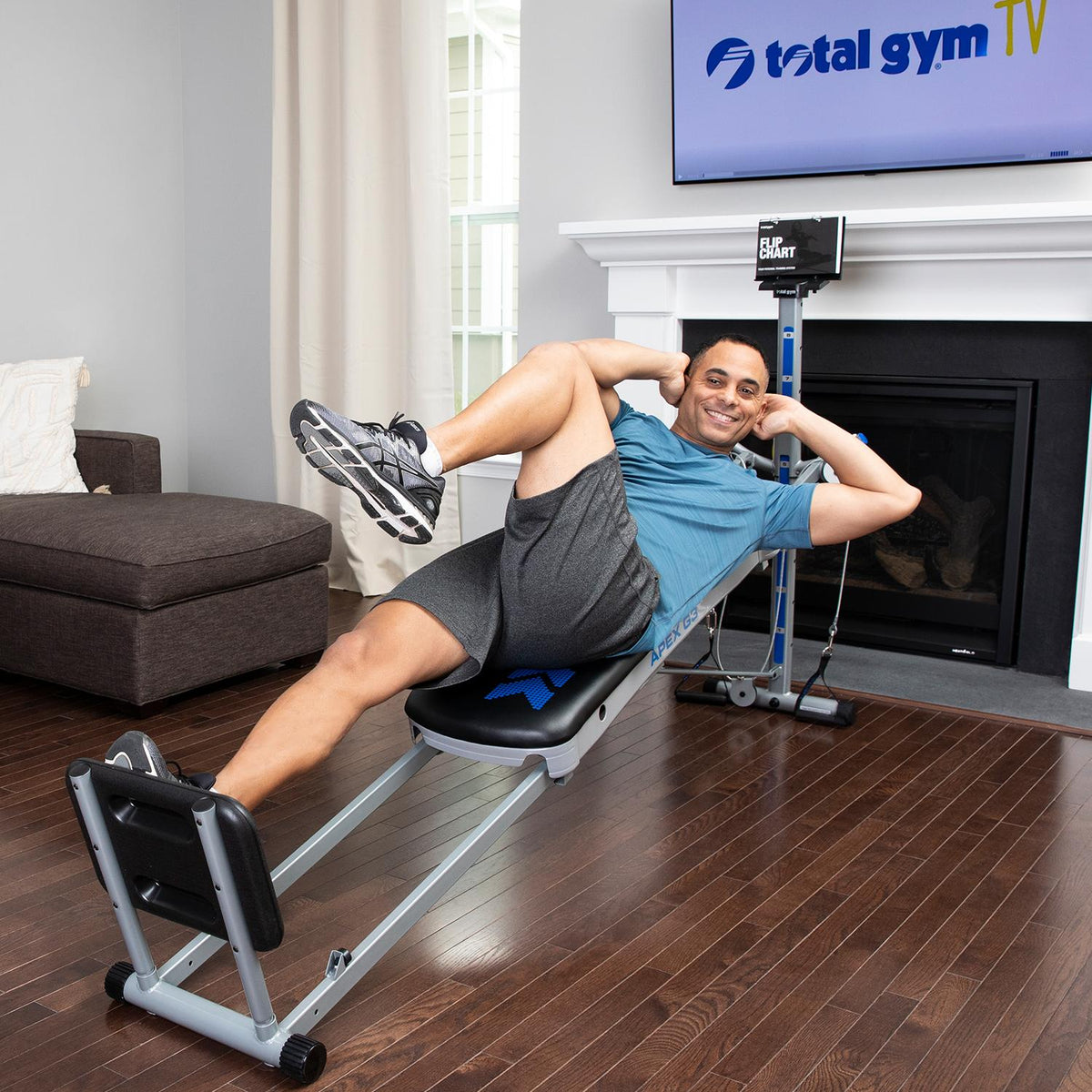 Total Gym APEX G3 Home Fitness Incline Weight Training with 8 Resistance Levels